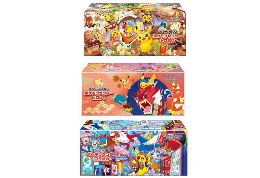 Pokemon Center Japan Card Special Box Tohoku Hiroshima Fukuoka 3 Set Sealed